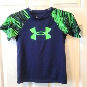 Under Armour Kids Navy Blue Tee